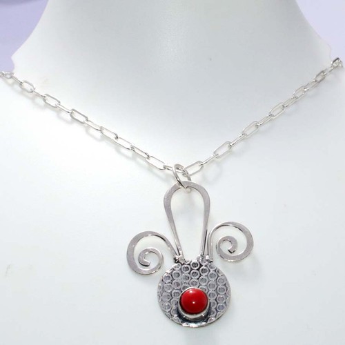 Collana corallo rosso grazioso
