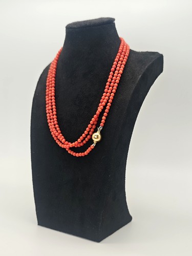 Collana corallo rosso - rosso, italiano