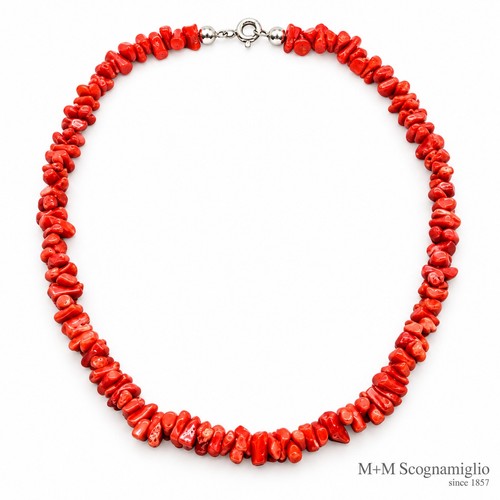 Collana corallo rosso - corallo,