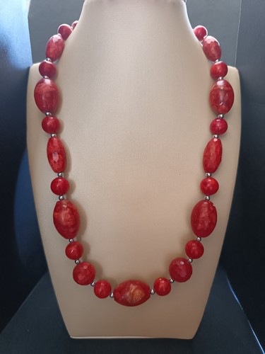 Collana donna madrepora rossa - collana,