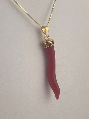Cornicello corallo rosso - cornicello,