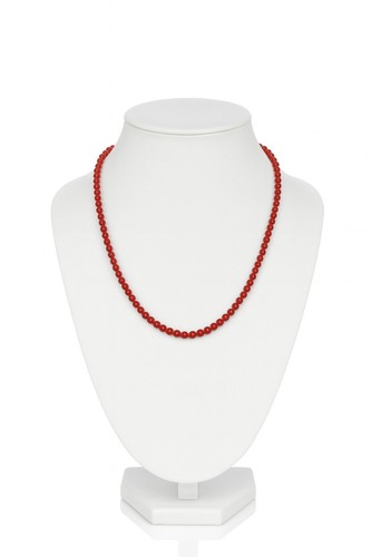 Collana corallo rosso - collana, perline