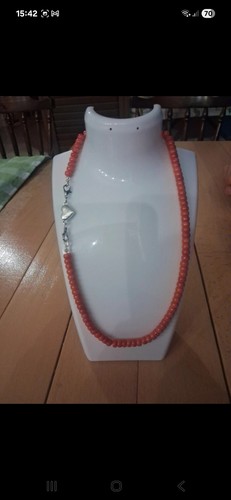 Collana corallo rosso - collana,
