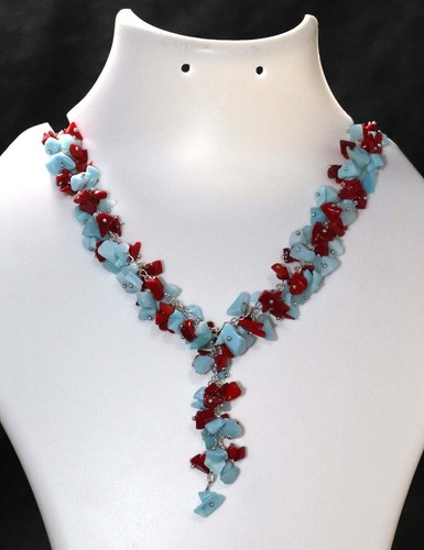 Collana grappolo perline - collana,