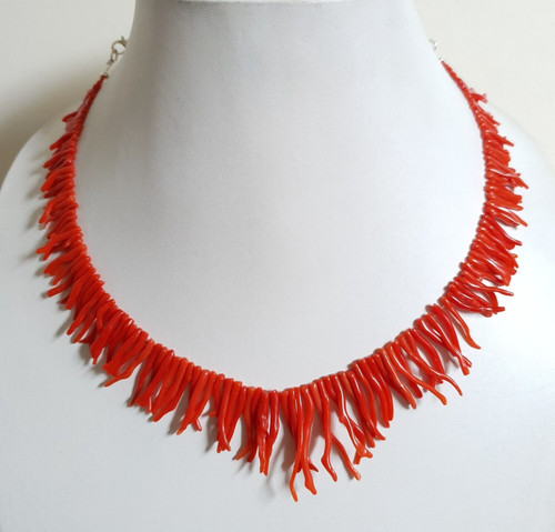Collana rami corallo rosso - rami,