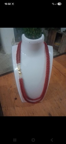 Collana corallo rosso - corallo,