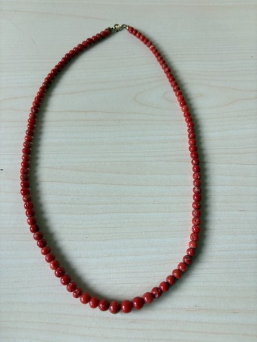 Collana vintage vero corallo - collana,