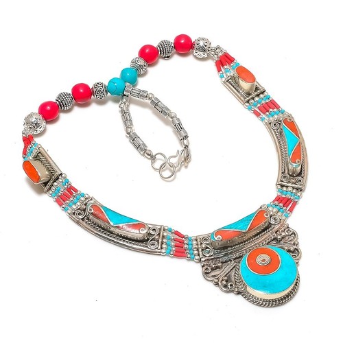 Collana vintage corallo - vintage,