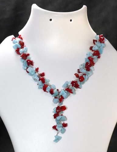 Collana grappolo perline - collana, a