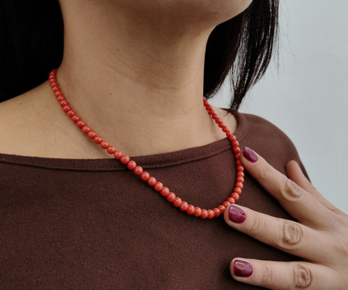 Collana donna corallo rosso - donna,