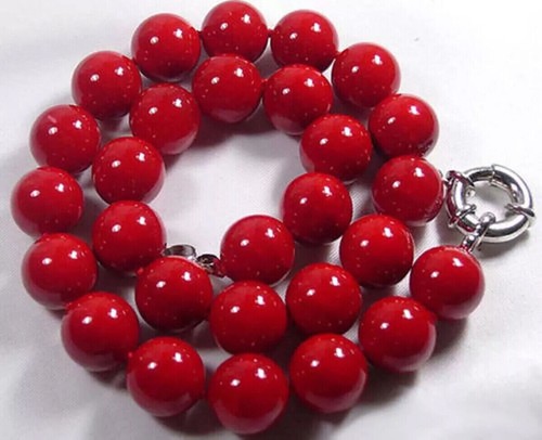 Collana perle lisce pietre