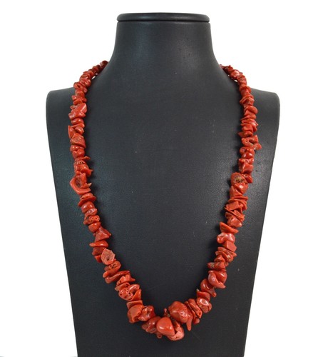 Collana scalare corallo - a, in