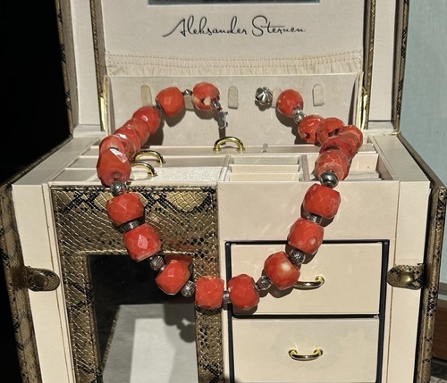Collana corallo rosso - collana,