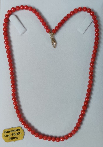 Collana corallo sardo - di, da