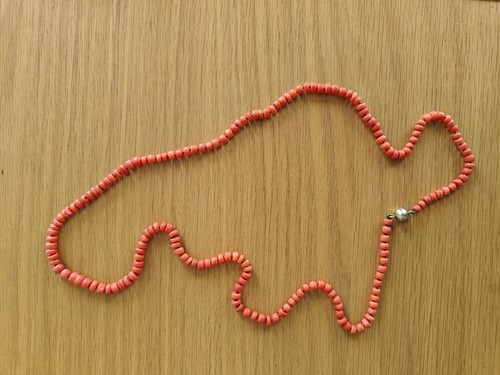 Collana corallo rosso - collana,