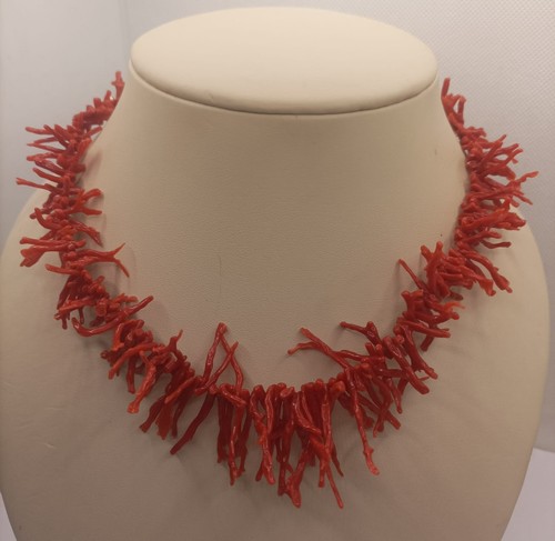 Collana rami corallo rosso - collana, di
