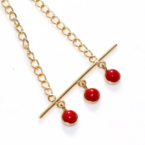 Collana corallo rosso grazioso