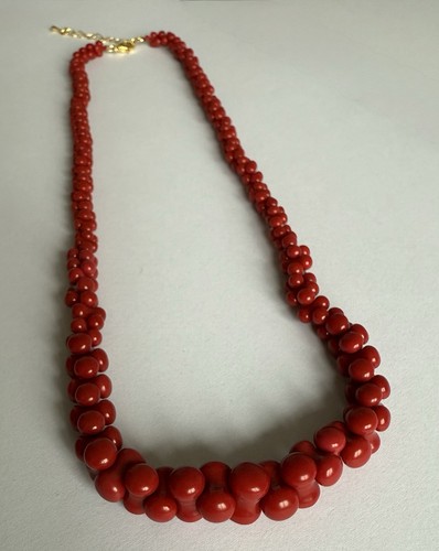 Collana con vite corallo - collana, in