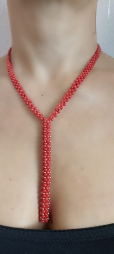 Collana corallo rosso di - collana,