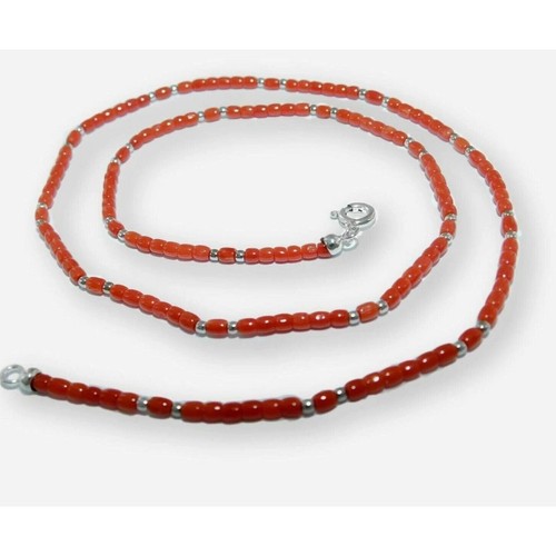 Collana corallo rosso naturale - corallo,