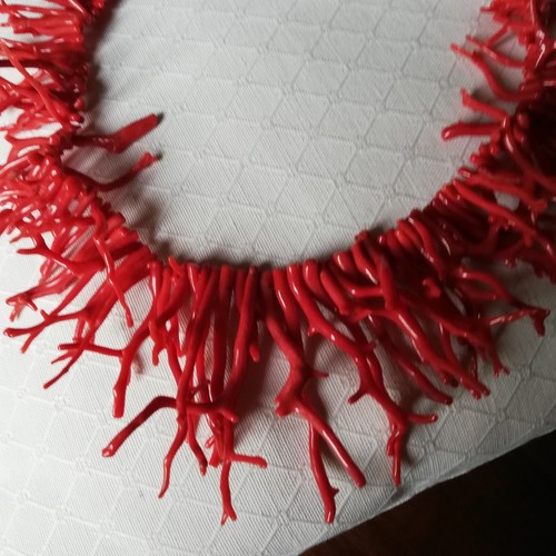 Collana corallo rosso 110 - corallo,