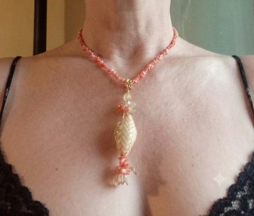 Collana vintage corallo - vintage, rosso