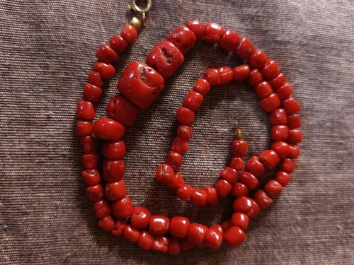 Collana corallo rosso naturale - collana,