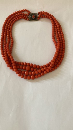Collana fili perle di - 4,