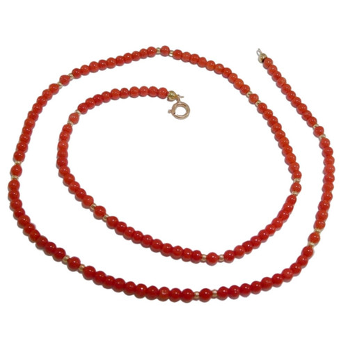 Collana per donna corallo - collana,
