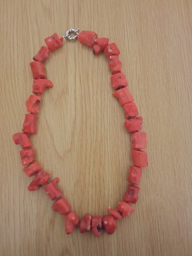 Collana pasta corallo - collana, di