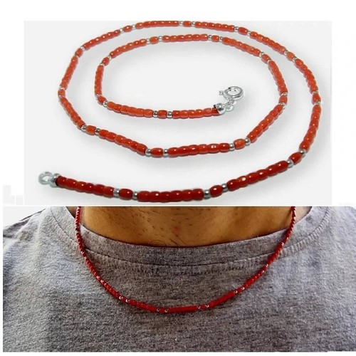 Collana corallo naturale - collana, di