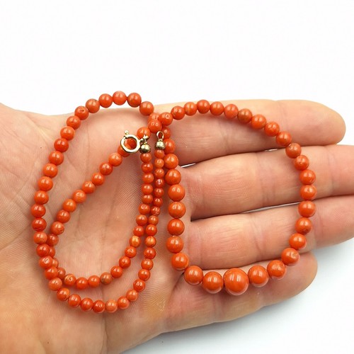 Antica collana vero corallo - collana,