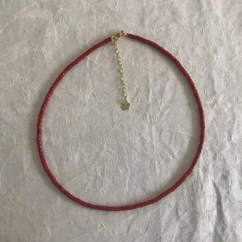Collana corallo bambù - collana, in