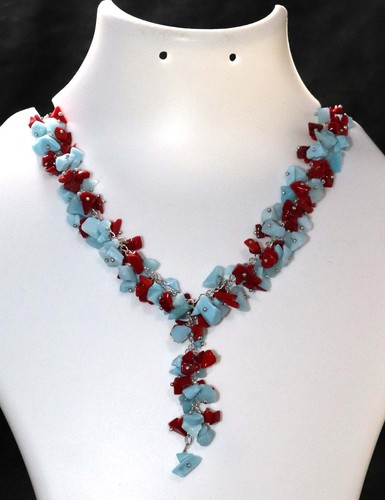 Collana grappolo perline - collana, a