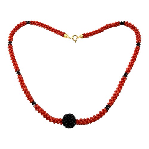 Collana corallo rosso - rosso, sardegna