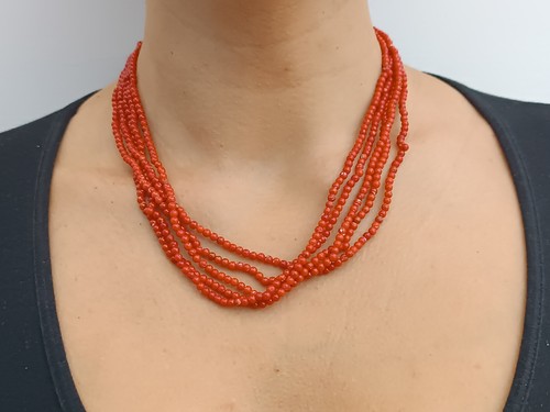 Collana donna torchon naturale - collana,