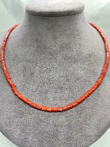 Collana corallo rosso - collana,